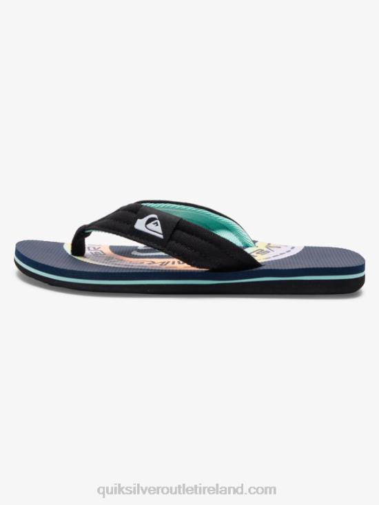 Boys Quiksilver 8-16 Molokai Layback Sandals N02TD1997 blue/orange