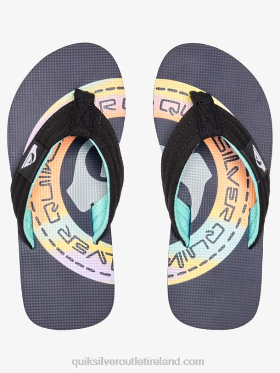 Boys Quiksilver 8-16 Molokai Layback Sandals N02TD1997 blue/orange