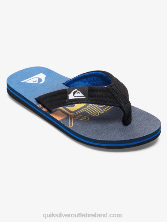 Boys Quiksilver 8-16 Molokai Layback Sandals N02TD1998 blue 6