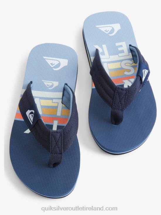 Boys Quiksilver 8-16 Molokai Layback Youth Basic Sandal N02TD2250 blue 3