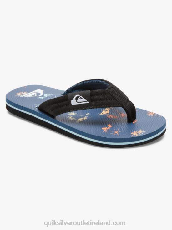 Boys Quiksilver 8-16 Molokai Layback Youth Basic Sandal N02TD2251 blue 4