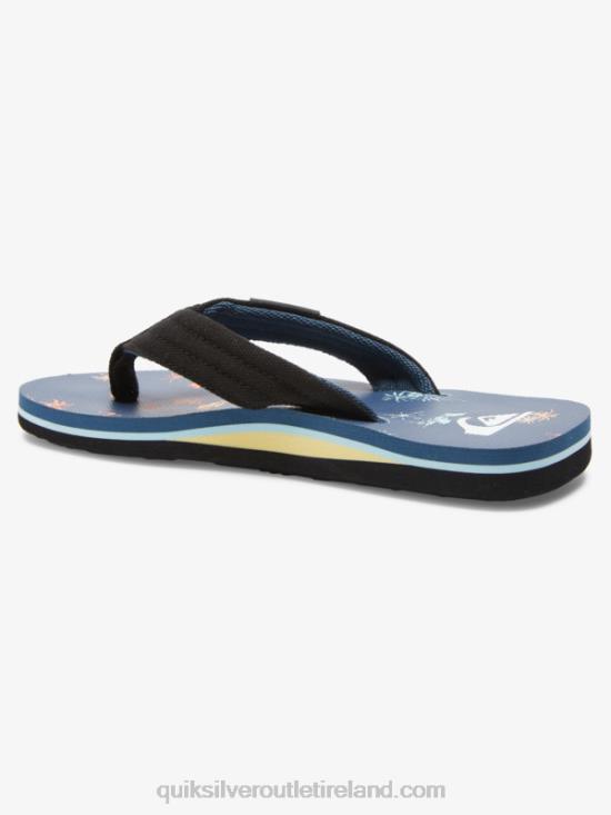 Boys Quiksilver 8-16 Molokai Layback Youth Basic Sandal N02TD2251 blue 4