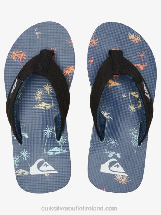 Boys Quiksilver 8-16 Molokai Layback Youth Basic Sandal N02TD2251 blue 4