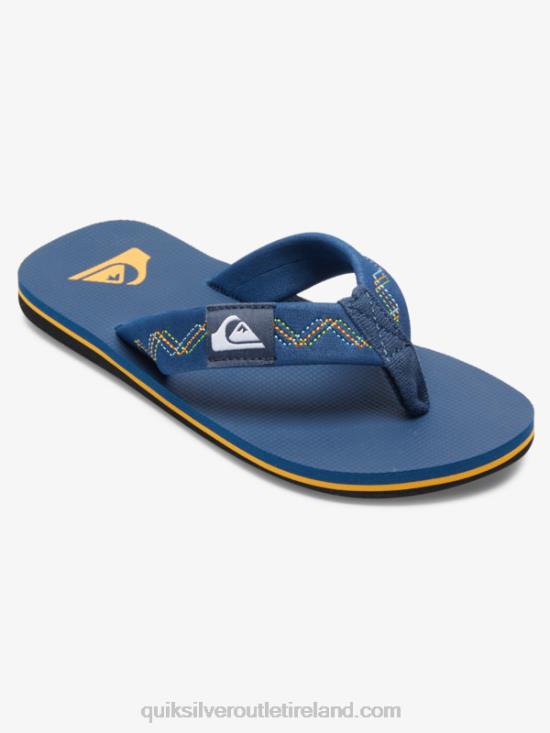 Boys Quiksilver 8-16 Molokai Stitchy Sandals N02TD2149 blue 1