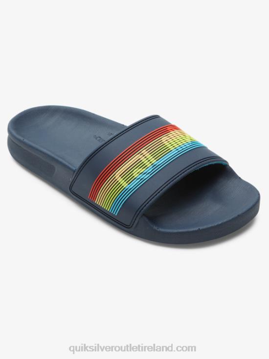 Boys Quiksilver 8-16 Rivi Wordmark Slide Sandals N02TD2162 blue 2