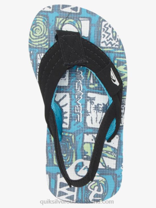 Boys Quiksilver Molokai Layback Sandals N02TD2032 blue 4
