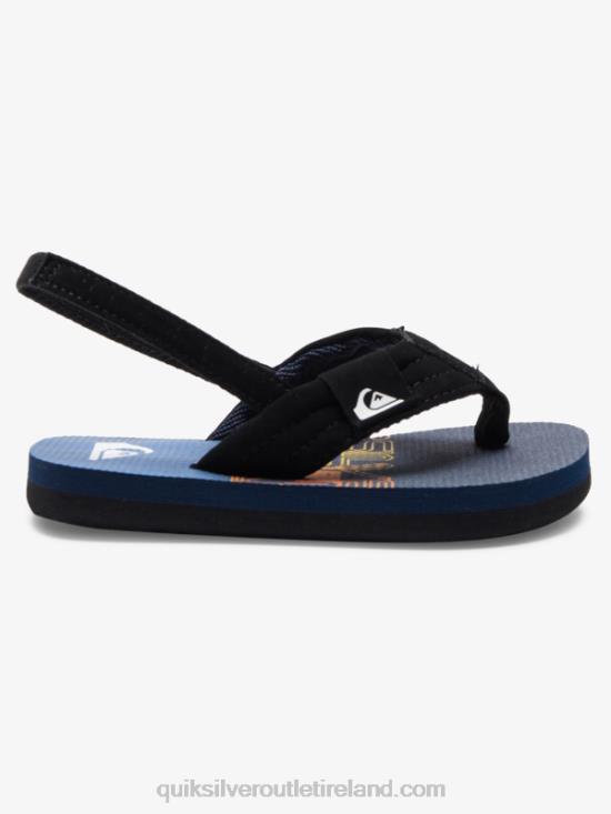 Boys Quiksilver Molokai Layback Sandals N02TD2035 blue 3