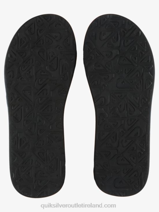 Men Quiksilver Carver Print Sandals N02TD616 blue/black