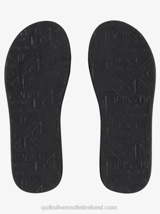 Men Quiksilver Carver Print Sandals N02TD617 brown 1