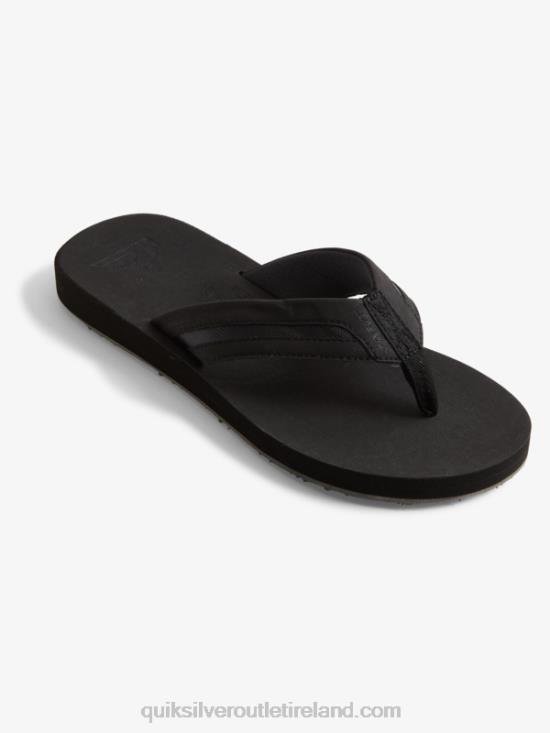 Men Quiksilver Carver Squish Luxe Sandals N02TD1830 black/grey