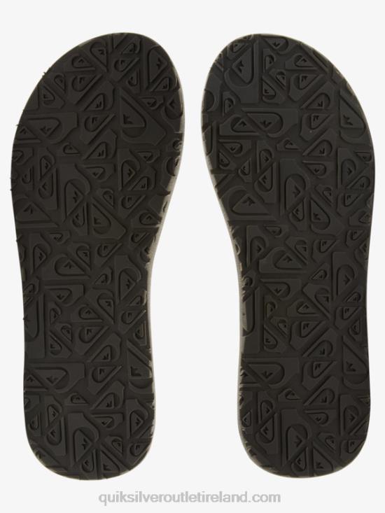 Men Quiksilver Carver Squish Luxe Sandals N02TD1830 black/grey