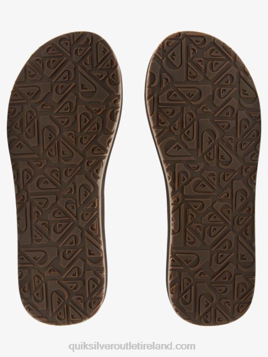 Men Quiksilver Carver Squish Luxe Sandals N02TD1831 brown