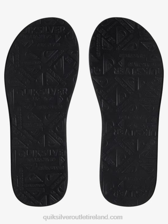 Men Quiksilver Carver Squish Sandals N02TD936 black/grey