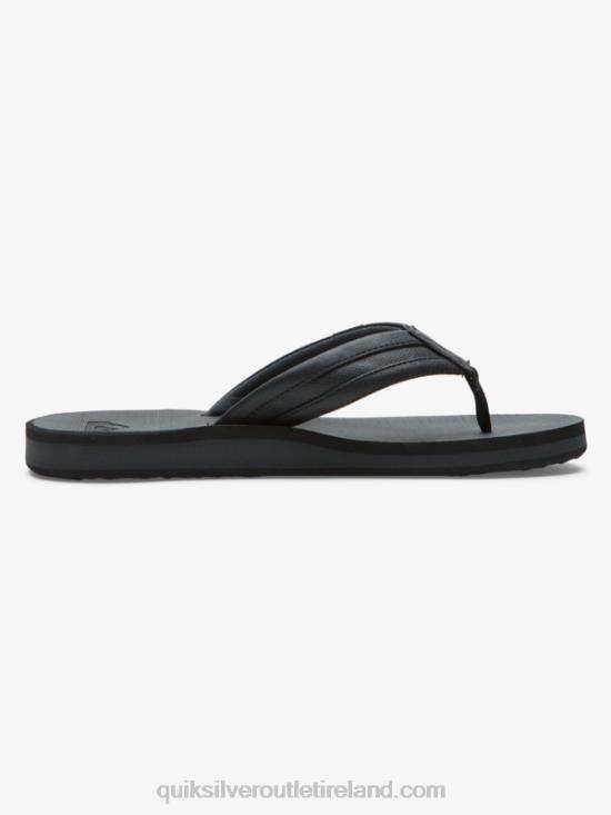 Men Quiksilver Carver Squish Sandals N02TD938 black