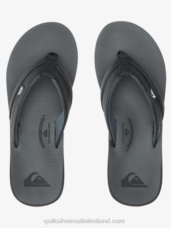 Men Quiksilver Carver Squish Sandals N02TD938 black