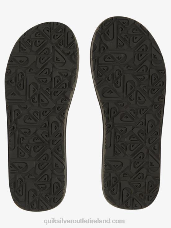 Men Quiksilver Carver Suede Core Sandals N02TD877 brown 1