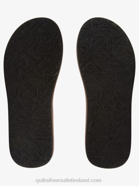 Men Quiksilver Carver Tropics Sandals N02TD1297 brown/black