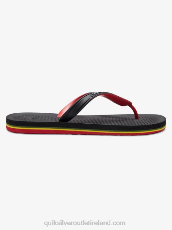 Men Quiksilver Haleiwa Core Flip-Flops N02TD949 black