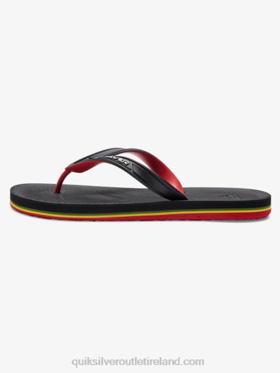 Men Quiksilver Haleiwa Core Flip-Flops N02TD949 black