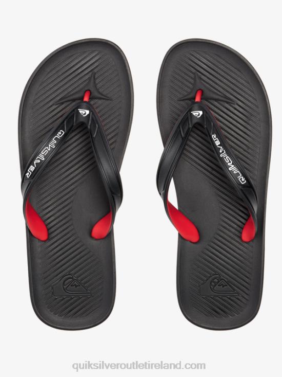 Men Quiksilver Haleiwa Core Flip-Flops N02TD949 black