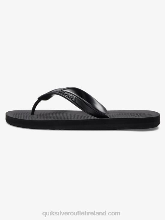 Men Quiksilver Haleiwa Core Flip-Flops N02TD950 black