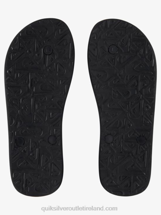 Men Quiksilver Haleiwa Core Flip-Flops N02TD950 black