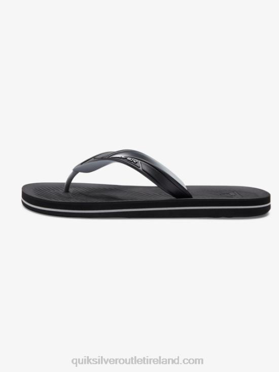 Men Quiksilver Haleiwa Core Flip-Flops N02TD951 black