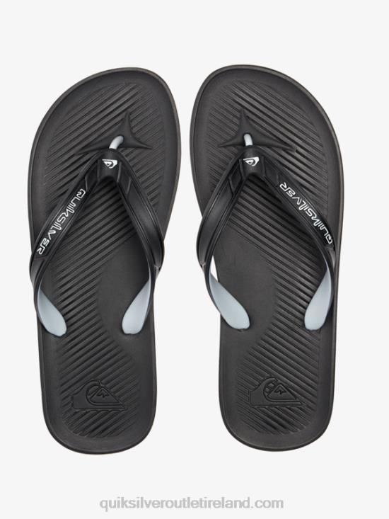 Men Quiksilver Haleiwa Core Flip-Flops N02TD951 black