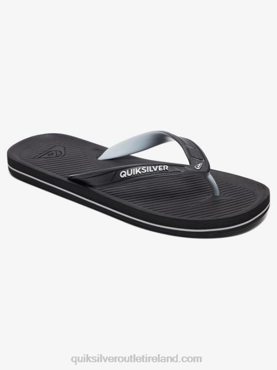 Men Quiksilver Haleiwa Flip-Flops N02TD1648 black/grey