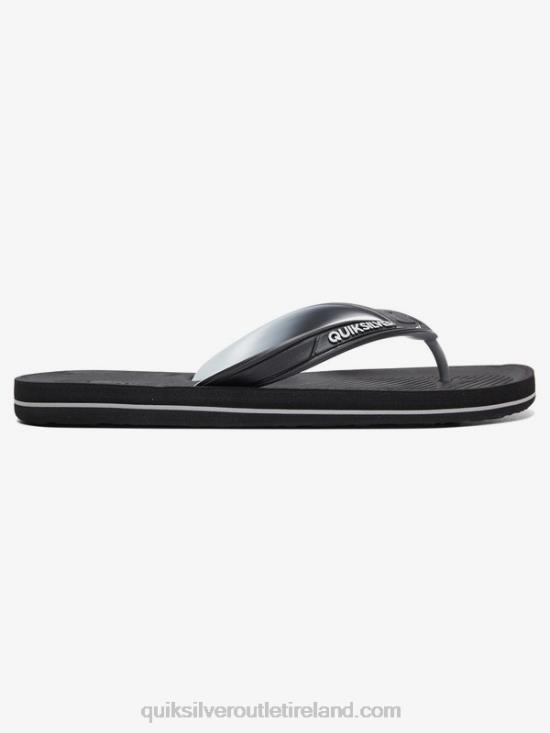 Men Quiksilver Haleiwa Flip-Flops N02TD1648 black/grey
