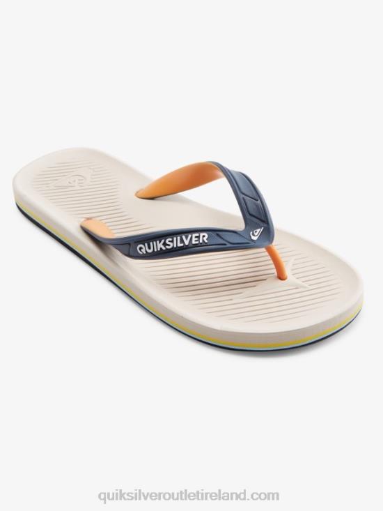 Men Quiksilver Haleiwa Flip-Flops N02TD1651 blue 1