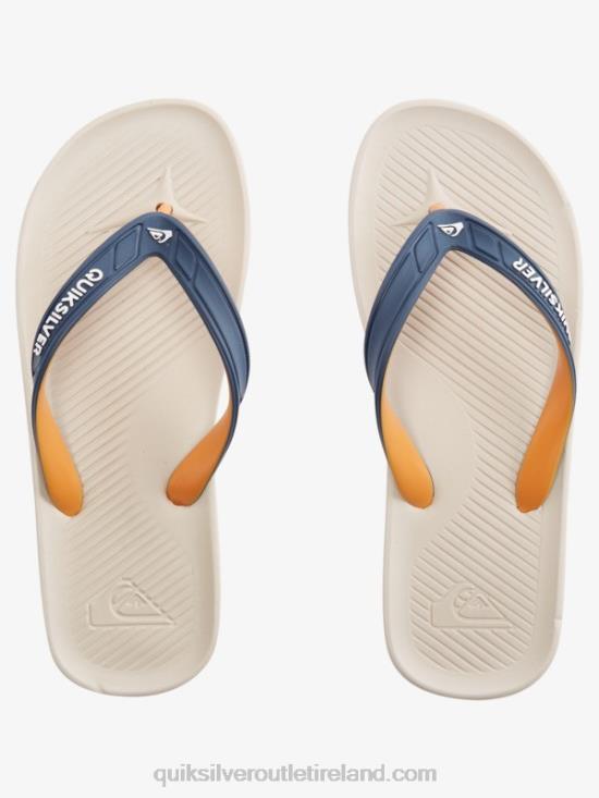 Men Quiksilver Haleiwa Flip-Flops N02TD1651 blue 1