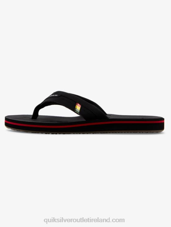Men Quiksilver Island Oasis Squish Slide Sandals N02TD1155 black
