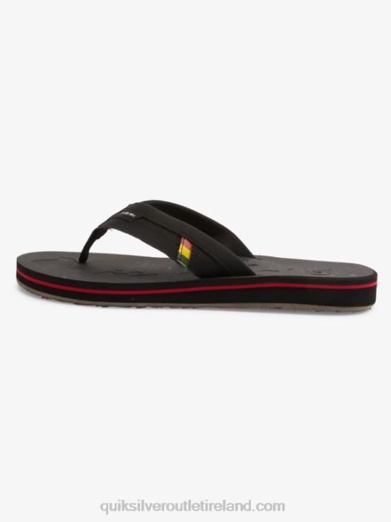Men Quiksilver Island Oasis Squish Slide Sandals N02TD1155 black