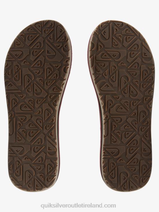 Men Quiksilver Island Oasis Squish Slide Sandals N02TD1155 black