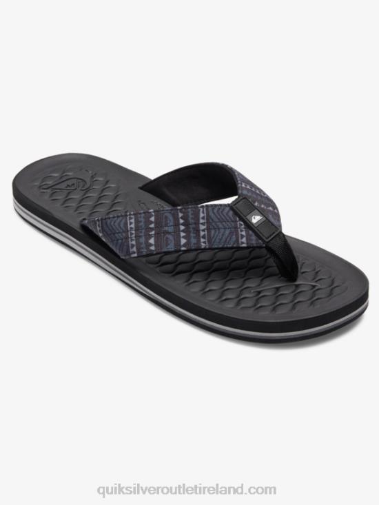 Men Quiksilver Lanai Flip-Flops N02TD1792 black
