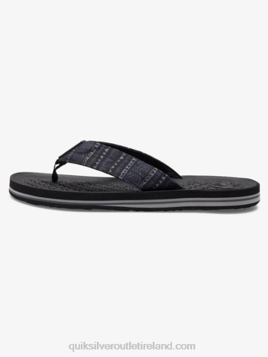 Men Quiksilver Lanai Flip-Flops N02TD1792 black