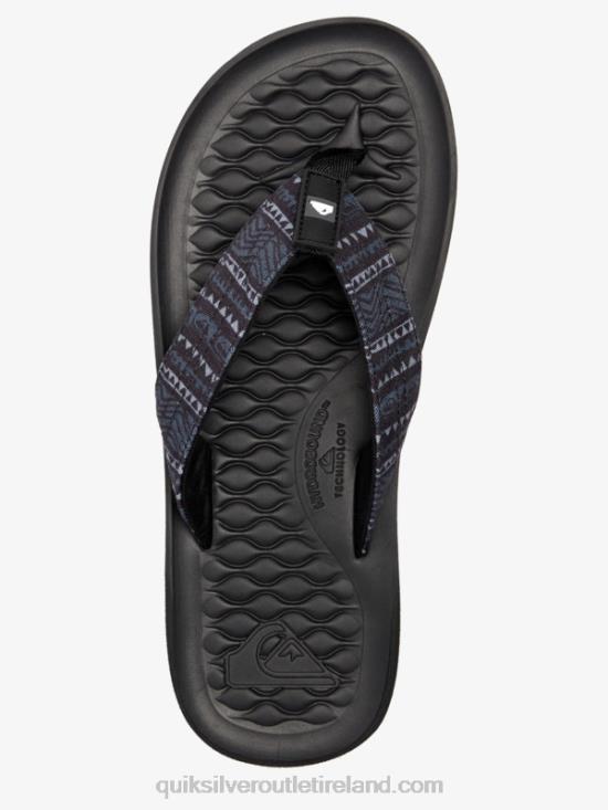 Men Quiksilver Lanai Flip-Flops N02TD1792 black