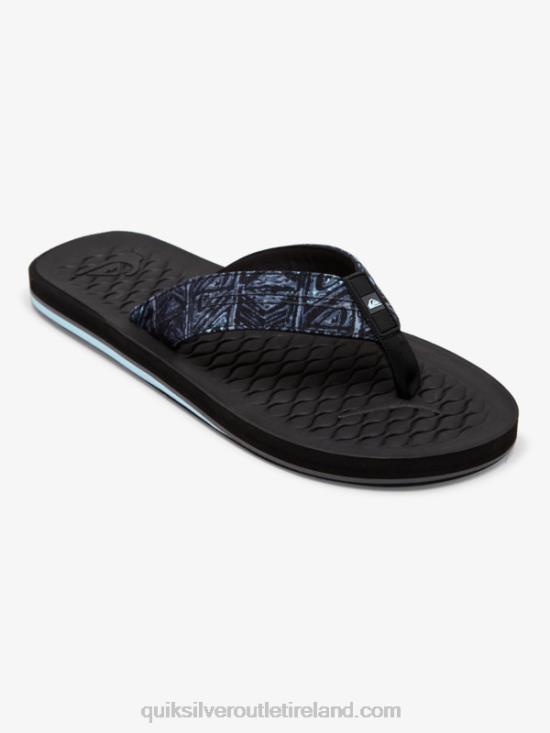 Men Quiksilver Lanai Flip-Flops N02TD1793 black