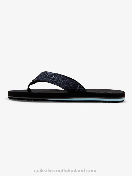 Men Quiksilver Lanai Flip-Flops N02TD1793 black