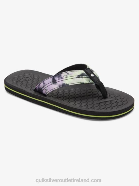 Men Quiksilver Lanai Flip-Flops N02TD1794 black
