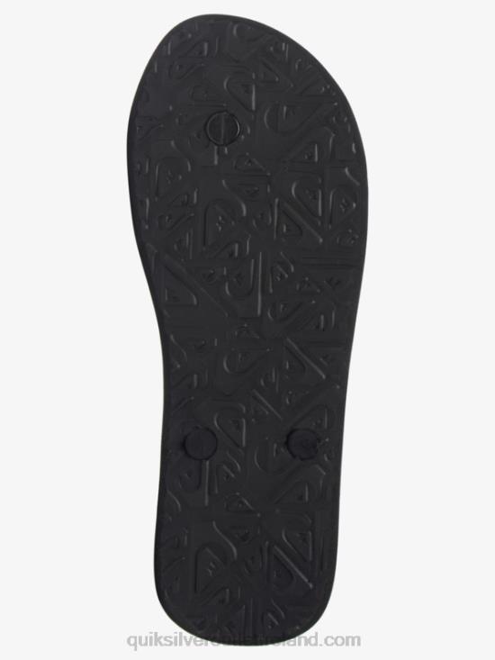 Men Quiksilver Molokai Art Flip-Flops N02TD514 black/pink/blue