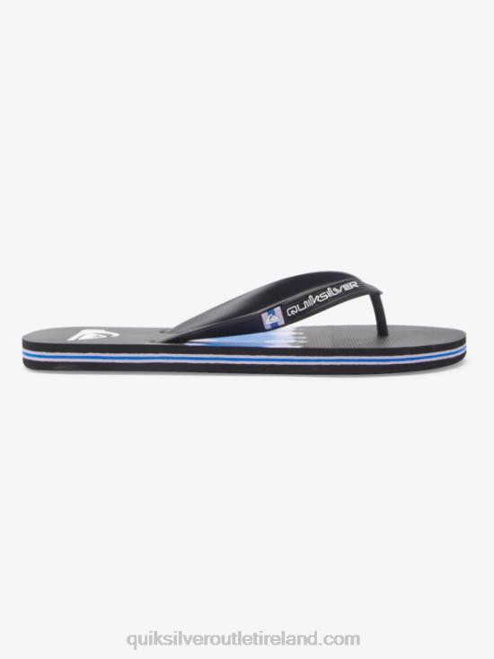 Men Quiksilver Molokai Art Flip-Flops N02TD521 black