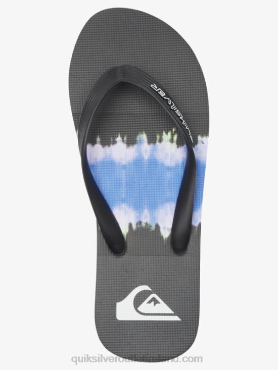 Men Quiksilver Molokai Art Flip-Flops N02TD521 black