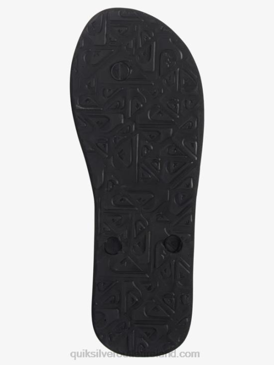Men Quiksilver Molokai Art Flip-Flops N02TD521 black