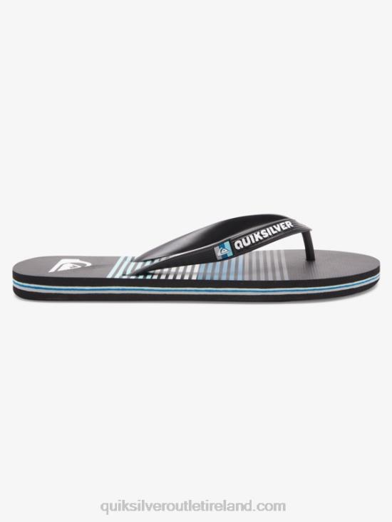 Men Quiksilver Molokai Art Flip-Flops N02TD526 black
