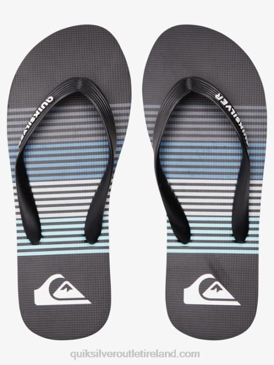 Men Quiksilver Molokai Art Flip-Flops N02TD526 black