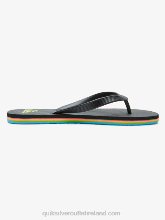 Men Quiksilver Molokai Core Flip-Flops N02TD595 black