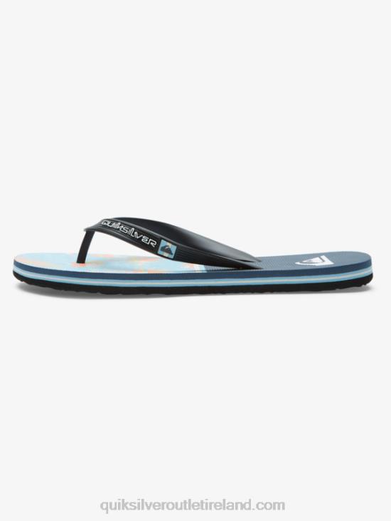 Men Quiksilver Molokai Division Flip Flops N02TD1638 blue 1