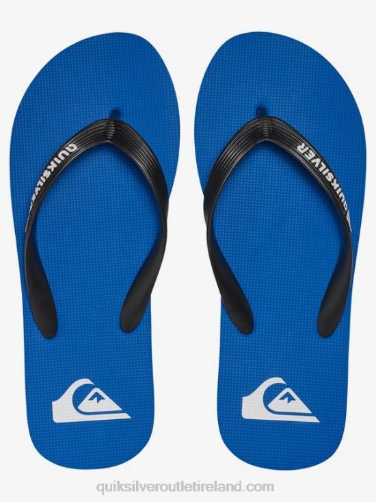 Men Quiksilver Molokai Flip-Flops N02TD1589 black/blue